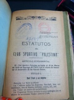 Artículo Nº1: Primeros Estatutos